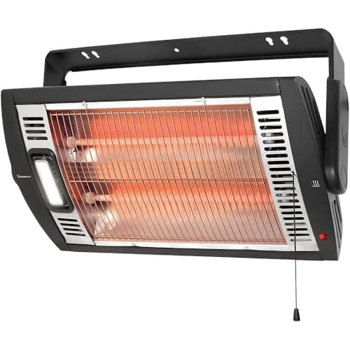 VISIONAIR 24 in. 750/1500-Watt Wall Mount Infrared Radiant Electric Space Heater 1VAHQW24