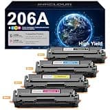 INKCLOUD 206A Toner Cartridges 4 Pack (206A Toner Cartridges Set)