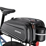 JXFUKAL Bike Bags for Bicycle Rear rack - 9.5L/17L/40L Hard Shell Waterproof Bike Ebike Trunk Pannier Saddle Seat Bag Carrier with Reflector, Rain Cover & Shoulder Strap for Commuter Travel Outdoor