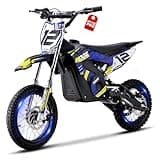 KOOZ HP112E PRO 36V 1000W Electric Dirt Bike Electric Motorcycle for Kids,Blue