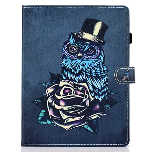 JIan Ying Case for Samsung Galaxy Tab S6 SM-T860 SM-T865 Lightweight Cover Protector Rose owl