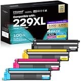 iNKPAD Compatible TN229XL TN229 Toner Cartridge Replacement for Brother TN229XL 229XL TN 229 Compatible with MFC-L3780CDW HL-L3280CDW MFC-L3720CDW HL-L3300CDW Printers ( 4 Pack, Bk/C/M/Y)