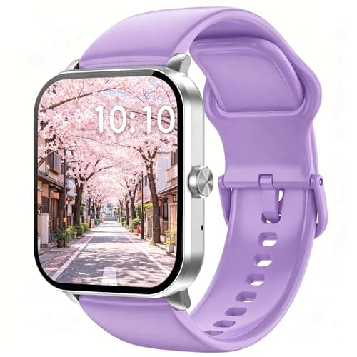 Jacoosa Smart Watch, 1.85" HD for Men Women with Answer/Make Calls, IP68 Waterproof, 24/7 Heart Rate Sleep Monitor, 120+ Sports Modes, Compatible with Android/iOS
