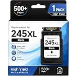 Payyink Compatible for PG-245XL Black Ink Replacement for Canon 245XL PG 245 XL Ink Work with PIXMA MX492 MX490 MG2522 TR4520 MX492 TR4522 MG2520 TS3320 TR4500 TS3122 TS3322 1 Pack