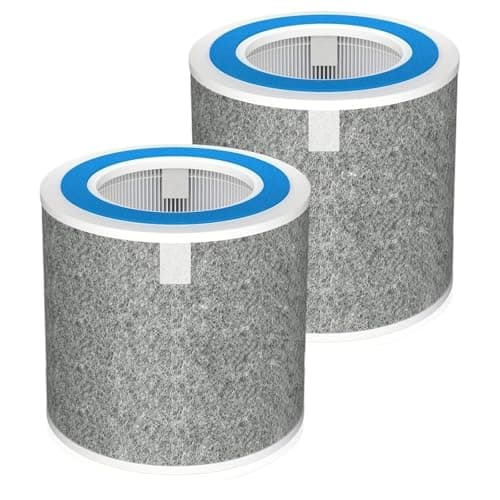 Compatible With Shark，HP102 HP100,HP102，HC450,HC451,HC452,HC455,H13 Air Purifier Replacement Filter(2pcs)