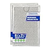 Microwave Filter Replacement 7.64” x 5.12” for GE WB06X10309 WB06X10359 Microwave Grease Filter - Also Fit’s LG Kenmore and More - Filters Kitchen Oven Air Entering Over the Range Vent Fan (2-Pack)