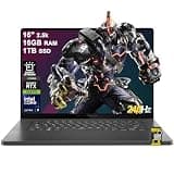 ASUS ROG Zephyrus G16 Gaming AI Laptop 16" 2.5k 2560x1600 OLED 240Hz (500nits) Intel 16-core Ultra 9 285H 16GB RAM 1TB SSD GeForce RTX 5070 (Up to 798 AI Tops) RGB Backlit Thunderbolt Win11 ICP Hub