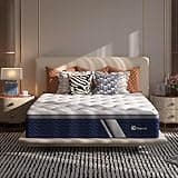QMDJECKERO 2 Queen Size Mattress 10 Inch, Hybrid Queen Mattress in a Box, Fiberglass-Free Pocket Spring & Gel Memory Foam, Cooling Pressure Relief, Edge Support, Medium Firm, CertiPUR-US