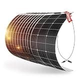 DOKIO 1000W (10×100W) Flexible Solar Panels 18V Monocrystalline for 12V Battery Charging, Semi-Flexible ETFE with MC4, Series/Parallel for RV Boat Camper Van Trailer Off-Grid Use