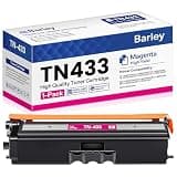 barley TN433M TN-433M Compatible TN433 TN-433 Magenta High Yield Toner Cartridge Replacement for Brother TN433 TN-433 MFC-L8900CDW HL-L8360CDW Printer Ink (1 Magenta).
