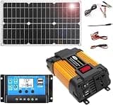 4000W Monocrystalline Solar Panel Kit, 110V/220V Backup System for RV Home, Smart 30A Controller, LED Display, 1pcs(110V)