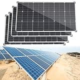MDYHY 200w Solar Panel, 800w Flexible Monocrystalline Solar Panel Kit Pv Module with 40a Controller for 18v Battery Charging Car Battery,fourpieces
