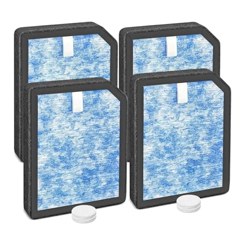 JISIZKY AP1501 Replacement Air Filter Compatible With Aircillin AP1501 Air Purifier,H13 True HEPA 3-in-1 Filtration Activated Carbon Filter(4-Pack)