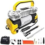 GSPSCN Digital Tire Inflator 12V Heavy Duty Metal Portable Air Compressor