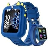 Kids Smart Watch Boys Gift Age 3-12 with 39 Games Alarm Clock Camera Blue