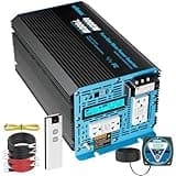 GIANDEL 4000 Watt 24 V Pure Sine Wave Power Inverter 7000Watt Surge,UL458 Listed GFCI Outlets,Inverter 24V DC to 120V AC,FCC Approved,Remote with Battery Level for RVs Campers Off Grid Solar Setup