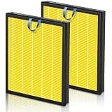 Vital 200S Pet Care Replacement Filter for LEVOIT Vital 200S and Vital 200S-P Air Purifier, High Efficiency Activated Carbon Filter, Vital 200S-RF-PA, 2 Pack, Yellow