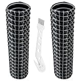 Smaeti 2x Lower Nozzle Hose Compatible with Shark Rocket DeluxePro Ultra-Light Vacuum Cleaner Models HV300, HV301, HV302, HV320, HV321 and HV322 (6" x 1.25")