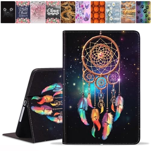 DEHJYYIJUY for iPad mini 7 (A17 Pro) 2024 Case/iPad mini 6 2021 Case, iPad mini 7th/6th Generation 8.3 Inch, Slim PU Leather Folio Smart Cover with Auto Wake/Sleep, Dreamcatcher