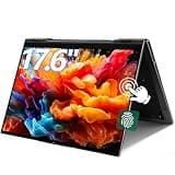jumper 17.6" FHD Laptop, Convertible Laptop with Quad-Core(Up to 2.9GHz), 16GB RAM 640GB Storage, Backlit Keyboard, Fingerprint Reader, WiFi 6, BT5.2, 100% sRGB, USB-C (Charging, Data, Display)