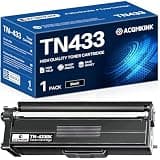 ACQMKINK TN433BK TN433 High Yield Black Toner Cartridge Replacement for Brother TN-433 TN-433BK MFC-L8900Cdw HL-L8360Cdw HL-L8260Cdw Printer, TN433 1 Pack