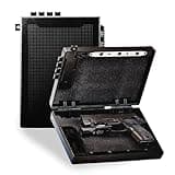 STOPBOX Gun Safe Alternative - Tactical Handgun Storage, Instant Access Portable Gun Case, TSA Compliant Gun Lock Box for Quick Handgun Access | Black - 2PK (Full-Size Only)