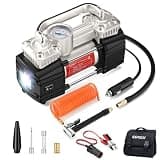 GSPSCN Heavy Duty Tire Inflator 12V Portable Air Compressor Pump 150PSI