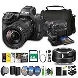 Nikon Z8 Mirrorless Camera with 24-120mm f/4 Lens + EN-EL15C Battery + 64GB Memory Card+ Photo Editing Software + Lens Cap + Nikon FTZ II Mount Adapter + More