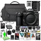 Nikon Z 6II 24.5MP Mirrorless Digital Camera with 24-70mm Lens (1663) Deluxe Bundle with Sony 64GB XQD Memory Card + Large DSLR Camera Bag + Corel Editing Software + Filter Kit