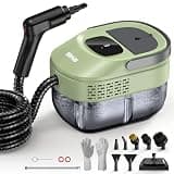 ODSD Steam Cleaner for Home & Car, 3-Level Adjustable Steamer for Cleaning, 15s Heat-Up & 1.6L Large Tank, Handheld Steam Cleaner for Car Detailing, Home, Tile, Grout, Furniture with 15pcs Accessories