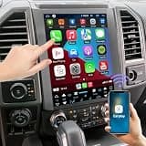 Tesla Radio Upgrade for 2015-2020 Ford F150, Android 13 12.1 inch IPS Touch Screen Android Stereo, Support Carplay GPS WiFi Android Auto Keep Steering Wheel Control, Plug and Play