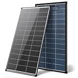 AeternaSol Solar Panels, 200w bifacial n Type 18bb A+ Grade Solar Module IP68 Waterproof 25% high Efficiency Solar Cell 200 watt Solar Panel 12v for Off Grid RV Boat Rooftop Camper (200W Bifacial)