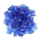 Hiland RGLASS-OB Propane Gas Fire Pit Glass in Ocean Blue, Extreme Tempature Rating, Good for Propane or Natural Gas, 10 Pounds