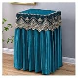 WGEDDP Anti-Scratch Box Dust Cover, Durable & Water Proof & Washable Safe Cabinet Covers for Valuables Storage, Hidden Safe Cover Disguise with Front Opening(Blue,22x22x24/55x55x60cm)