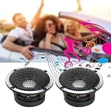 Omquot 3 Inch Silver Black High Sensitivity 100W Max Power Mid-Range Car Speaker for Any Vehicle Sound System