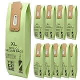 10 Pack Replacement Type CC Vacuum Bags for Oreck XL XL2 XL7 XL21 U2000 Commercial XL Upright Vacuum Cleaner,Part # CCPK8, CCPK8OH, CCPK8DW, AK1CC6A