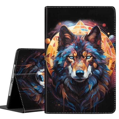 Case for Samsung Galaxy Tab S10 Plus 2024/ S9 Plus/ S9 FE Plus 5G 12.4 Inch 2023, Durable Shockproof Protective Cover for Galaxy Tab S10+/S9+/S9 FE+，Star Wolf