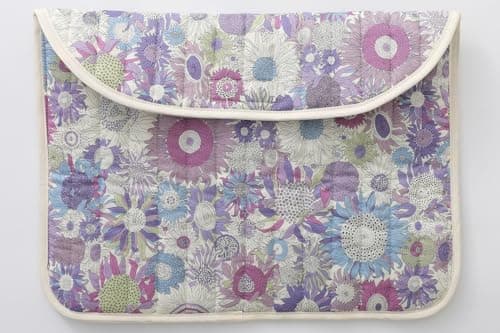 DDintex Floret London Quilted Multi Case, Small, Suzanna, Lavender, 14.6 x 10.6 inches (37 x 27 cm) [Liberty Print]