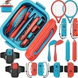 Deruitu Switch Sports Accessories Bundle Set, Switch 1 Sports Games Accessories Kit, Family Party Pack Set for Nintendo Switch/ OLED Sports Games