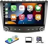 [2+64G] Car Radio for Lexus IS250 IS300 IS350 2006 2007 2008 2009 2010 2011 2012 with Wireless Carplay Android Auto Bluetooth Touch Screen Stereo with GPS WiFi FM Bluetooth AHD Backup Camera