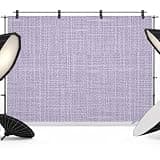 Purple Backdrop 12x8ft Rustic Farmhouse Solid Color Photography Backdrop Fabric Photoshoot Background Polyester Tapestry Banner for Birthday Baby Shower Decoration Party Video Photo Studio Props