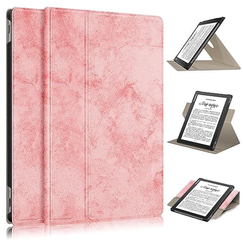 FGIONMRP for Pocketbook PB970 Shockproof Smart Tablet Cover Case,360°Multi- Viewing Angles Stand Folio Hard PC Back Shell with Auto Wake Sleep(Pink)