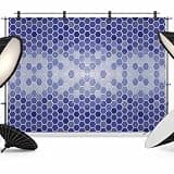 Purple Geometric Backdrop 10x8ft Modern Abstract Art Ombre Photography Backdrop Fabric Photoshoot Background Tapestry Banner for Birthday Baby Shower Decoration Party Video Photo Studio Props