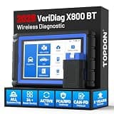 TOPDON VeriDiag X800 BT OBD2 Scanner, 2026 Upgraded Bidirectional Scan Tool with 34 Reset Services, Full System Wireless Automotive Diagnostic Tool, Active Test Scan Tool, 2 Years Free Update