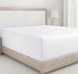 Full Mattress Sheet Breathable: Plush Feel Soft Mattress Sheets, Cooling Bedding Bottom Sheet, 1 Fitted Sheet Only (White)