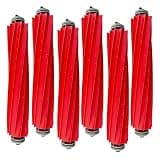 Bizete 6 Pack Rubber Main Brush Replacement for Roborock Q Revo Series,S7 Series,QV 35A/35S,Qrevo S/MaxV/Pro/Plus,Q7 Series Vacuum Cleaner