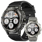 S81 Smart Watch with Bluetooth Calling, Heart Rate Monitor, Step Counter, Sleep Tracking, Blood Pressure Monitor, Waterproof Outdoor Sports Watch