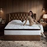 KYNRESTA 12 Inch King Hybrid Mattress, Medium Firm Mattress in a Box with Gel Memory Foam and Individually Wrapped Pocket Coils, Motion Isolation, Pressure Relief, Breathable Support