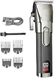 EOYLMIRL Mens Hair Clippers Barber Cordless Clipper Professional Trimmer for Men Electric Adjustable Cutting Machine Rechargeable