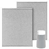 2 Packs 411i max Fabric Pre-filter Cover Replacement Filter for Blueair Blue Pure 411i max Air Purifi-er